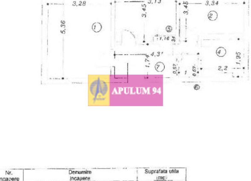 Apartament 2 camere 54mp zona Metrou Tineretului si Timpuri Noi